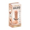 Rotacyjny Vibro Dildo - Cielisty - 19 cm