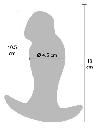 INFERNO Realistic Buttplug Liquid - Korek Analny - 13 cm
