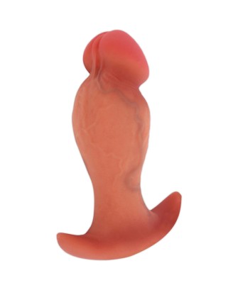 INFERNO Realistic Buttplug Liquid Silicone - Korek Anlany - 10 cm