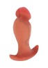 INFERNO Realistic Buttplug Liquid Silicone - Korek Anlany - 10 cm