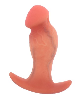 INFERNO Realistic Buttplug Liquid Silicone - Korek Anlany - 10 cm