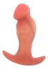 INFERNO Realistic Buttplug Liquid Silicone - Korek Anlany - 10 cm