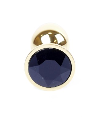 MyLove Toys - Jewellery Gold PLUG - Złoty Korek Analny z Cz. Kryształkiem