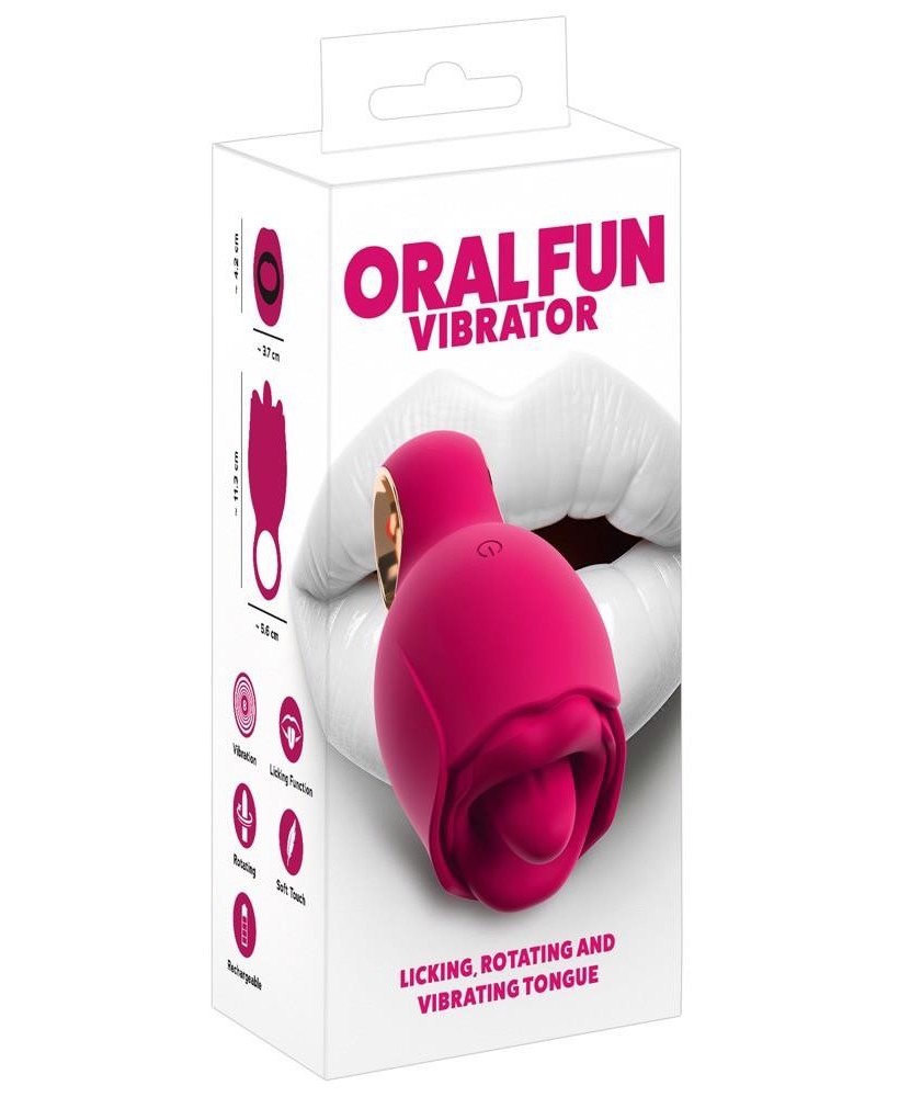 You2Toys Oral Fun - Stymulator Oralny z pierścieniem na palec