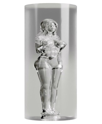 STROKER Female Shaped Tunnel - Transparentny Masturbator
