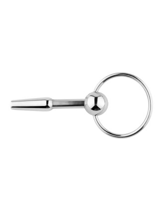 Metalowy plug do cewki z otworem – stal nierdzewna - no. 02