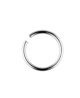 Metalowy plug do cewki z otworem – stal nierdzewna - no. 02