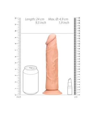 Realistyczne Cieliste Dildo - 23 cm
