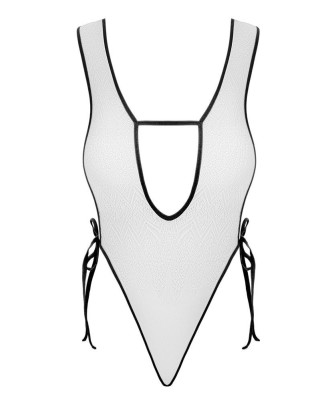 Body Fantasy - Białe Koronkowe Body - S/M/L