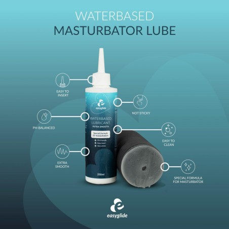 EasyGlide - Masturbator Gel Extra Smooth - Żel do Masturbatorów - 250 ml