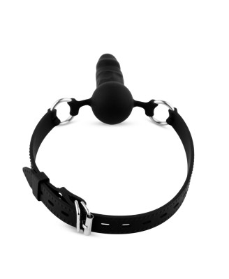 Penis Ball Gag - Knebel Kulka z Małym Dildo