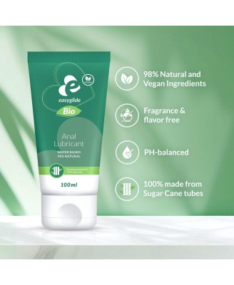 EasyGlide Bio & Natural Anal – naturalny lubrykant analny na bazie wody - 100 ml