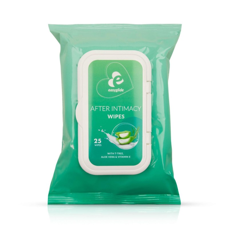 EasyGlide - After Intimacy Wipes - Chusteczki odświeżające do higieny intymnej - 25 szt