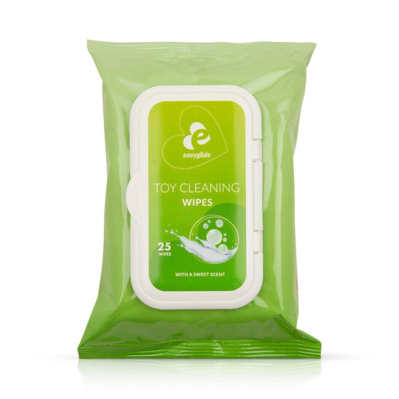 EasyGlide - Toy Cleaning Wipes - chusteczki do czyszczenia zabawek erotycznych - 25 szt