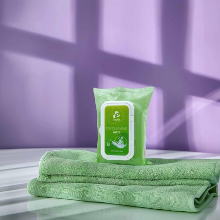 EasyGlide - Toy Cleaning Wipes - chusteczki do czyszczenia zabawek erotycznych - 25 szt