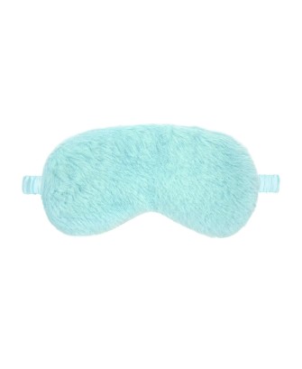 Fluffy Mask - Pluszowa Opaska na Oczy - Turkusowa