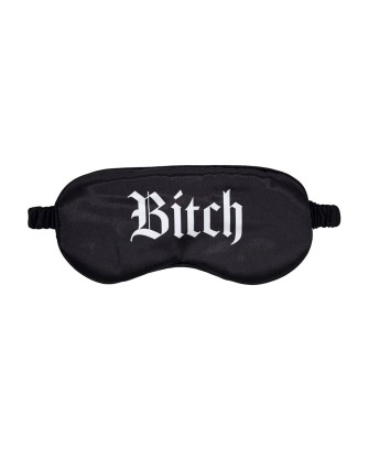 Bitch - Satynowa Opaska na Oczy - Czarna