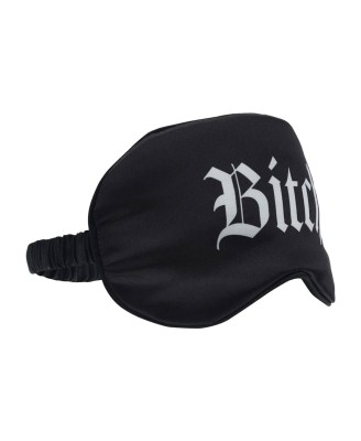 Bitch - Satynowa Opaska na Oczy - Czarna