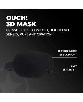 3D Mask - Opaska na Oczy - Czarna