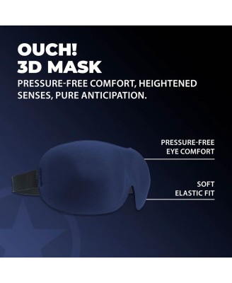 3D Mask - Opaska na Oczy - Granatowa