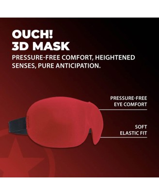 3D Mask - Opaska na Oczy - Czerwona