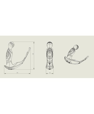 Masażer Prostaty Sterowany na Pilota - Stymulacja Góra-Dół