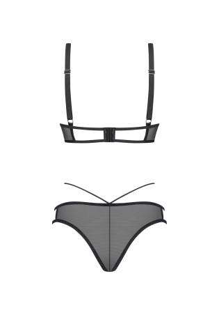 Vila Blanes Koronkowy Komplet 2-częściowy - Bezowy - XL/2XL