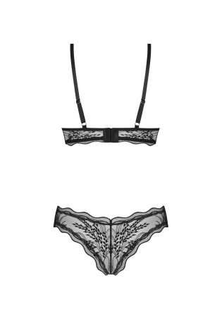 Perisia Koronkowy Komplet 2-częściowy z Tiulem - M/L