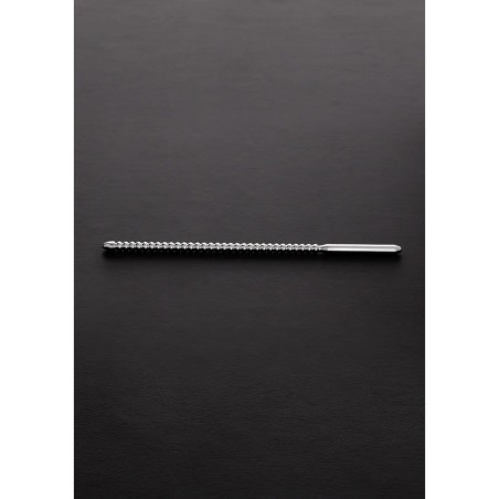 DIPSTICK Ribbed - Żebrowany Metalowy Dilator - 0,8 cm