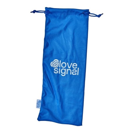 LOVE SIGNAL YOUR TOY GUARD - Higieniczny Woreczek na Gadżety Erotyczne - Niebieski