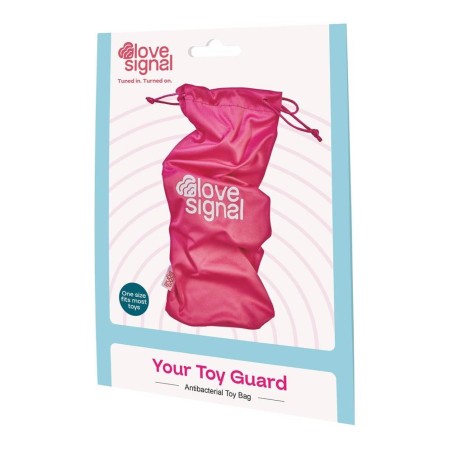 LOVE SIGNAL YOUR TOY GUARD - Higieniczny Woreczek na Gadżety Erotyczne - Różowy
