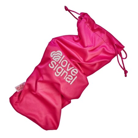 LOVE SIGNAL YOUR TOY GUARD - Higieniczny Woreczek na Gadżety Erotyczne - Różowy