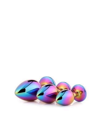 GLEAMING LOVE MULTICOLOUR - Zestaw Korków Analnych