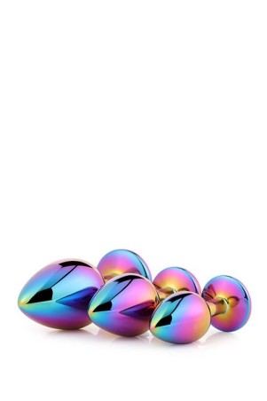 GLEAMING LOVE MULTICOLOUR - Zestaw Korków Analnych
