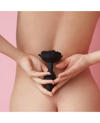 OPEN ROSES L SIZE - BLACK ONYX
