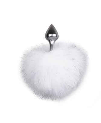 Bunny Tail Plug No. 1 - Korek Analny Pompon - Biały