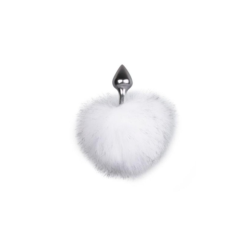 Bunny Tail Plug No. 1 - Korek Analny Pompon - Biały