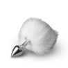 Bunny Tail Plug No. 1 - Korek Analny Pompon - Biały