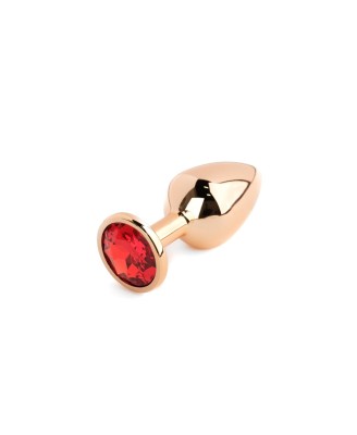 Jewellery - Red Gold PLUG - Ekskluzywny zestaw korków analnych Kryształkami