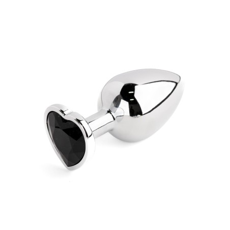 Jewellery - Silver Heart PLUG - Elegancki Zestaw Korków analnych z Kryształkiem