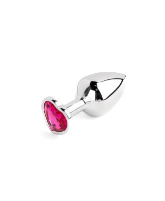 Jewellery - Silver Heart PLUG - Elegancki Zestaw Korków analnych z Kryształkiem