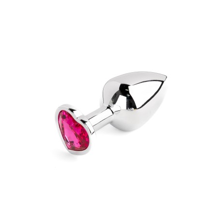 Jewellery - Silver Heart PLUG - Elegancki Zestaw Korków analnych z Kryształkiem