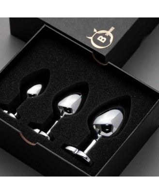 Jewellery - Silver Heart PLUG - SET