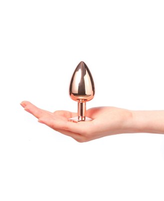Dorcel DIAMOND PLUG - Korek Analny z Kryształkiem - RoseGold - L