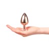 Dorcel DIAMOND PLUG - Korek Analny z Kryształkiem - RoseGold - L