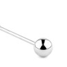 Jewellery - Metal Anal Plug - NO. 2 - Stalowy korek analny z długim uchwytem
