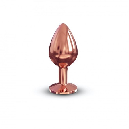 Dorcel DIAMOND PLUG - Korek Analny z Kryształkiem - RoseGold - M