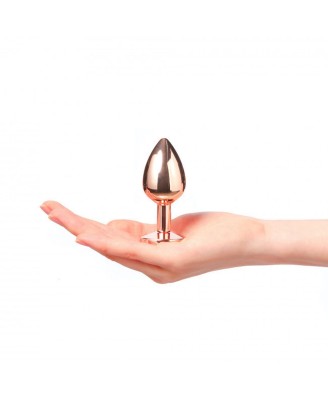 Dorcel DIAMOND PLUG - Korek Analny z Kryształkiem - RoseGold - M