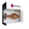 Dorcel DIAMOND PLUG - Korek Analny z Kryształkiem - RoseGold - M