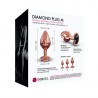 Dorcel DIAMOND PLUG - Korek Analny z Kryształkiem - RoseGold - M